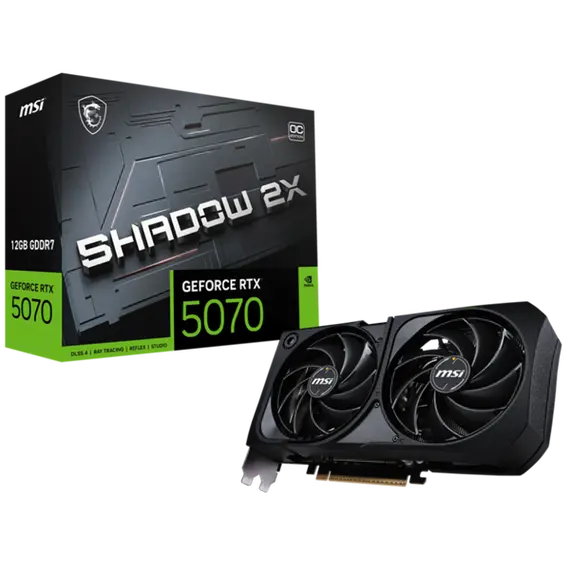 ვიდეო დაფა MSI GeForce RTX 5070 12G SHADOW 2X OCვიდეო დაფა MSI GeForce RTX 5070 12G SHADOW 2X OCვიდეო დაფა MSI GeForce RTX 5070 12G SHADOW 2X OC