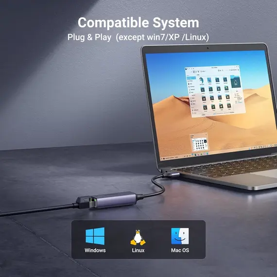 Adapter UGREEN CM209 (50922), USB 3.0 to RJ45 Ethernet Adapter, Space Gray, 7 imageAdapter UGREEN CM209 (50922), USB 3.0 to RJ45 Ethernet Adapter, Space Gray, 7 imageAdapter UGREEN CM209 (50922), USB 3.0 to RJ45 Ethernet Adapter, Space Gray, 7 image