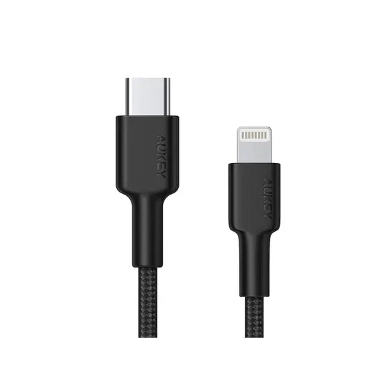 USB კაბელი Aukey Nylon Braided USB-C to Lightning Cable 1M Black, 4 imageUSB კაბელი Aukey Nylon Braided USB-C to Lightning Cable 1M Black, 4 imageUSB კაბელი Aukey Nylon Braided USB-C to Lightning Cable 1M Black, 4 image