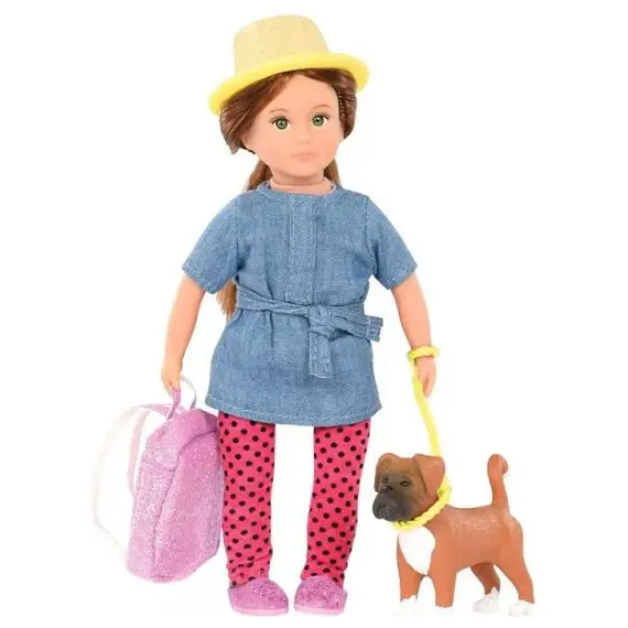 თოჯინა და ძაღლი LORI 6" DOLL & PET BOXERთოჯინა და ძაღლი LORI 6" DOLL & PET BOXERთოჯინა და ძაღლი LORI 6" DOLL & PET BOXER