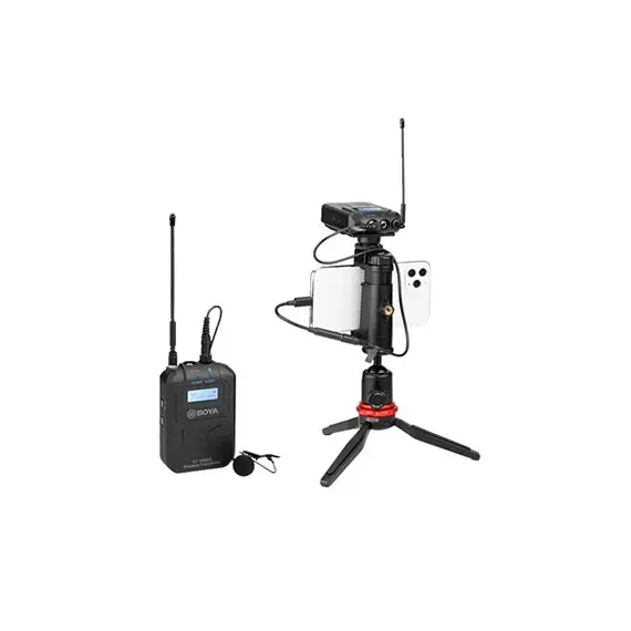 Microphone BOYA BY-WM6S UHF Wireless microphone, 2 imageMicrophone BOYA BY-WM6S UHF Wireless microphone, 2 imageMicrophone BOYA BY-WM6S UHF Wireless microphone, 2 image