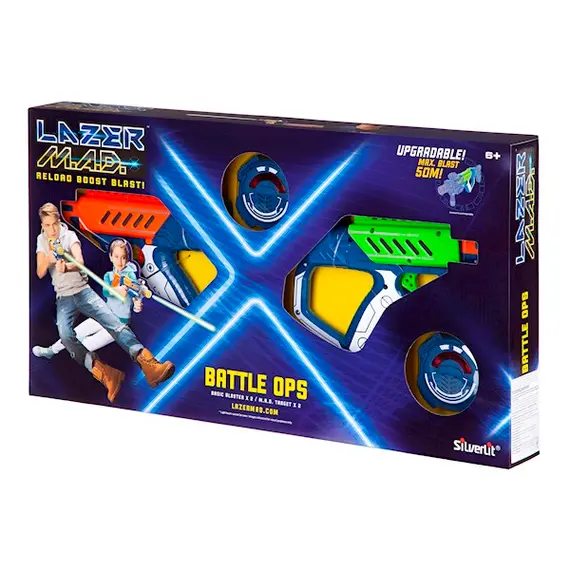 სათამაშო იარაღი Silverlit Lazer M.A.D. DUAL KITსათამაშო იარაღი Silverlit Lazer M.A.D. DUAL KITსათამაშო იარაღი Silverlit Lazer M.A.D. DUAL KIT