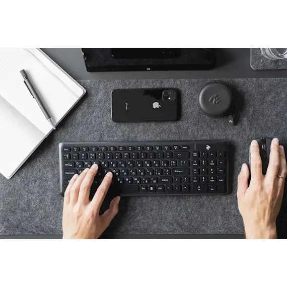 კლავიატურა 2E KS230WB, USB, Wireless Keyboard, Black, 7 imageკლავიატურა 2E KS230WB, USB, Wireless Keyboard, Black, 7 imageკლავიატურა 2E KS230WB, USB, Wireless Keyboard, Black, 7 image