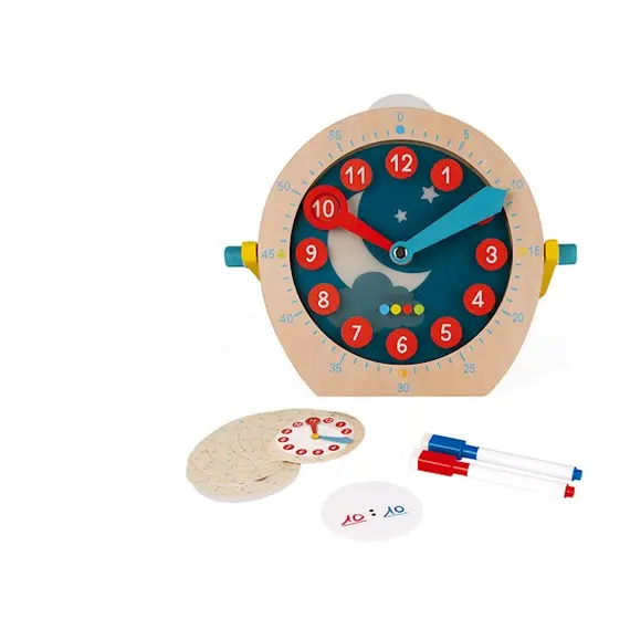 Learning clock Janod Learn To Tell The Time, 4 imageLearning clock Janod Learn To Tell The Time, 4 imageLearning clock Janod Learn To Tell The Time, 4 image