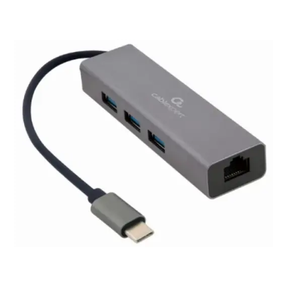 ადაპტერი Gembird A-CMU3-LAN-01 USB-C Gigabit network adapter with 3-port USB 3.1ადაპტერი Gembird A-CMU3-LAN-01 USB-C Gigabit network adapter with 3-port USB 3.1ადაპტერი Gembird A-CMU3-LAN-01 USB-C Gigabit network adapter with 3-port USB 3.1