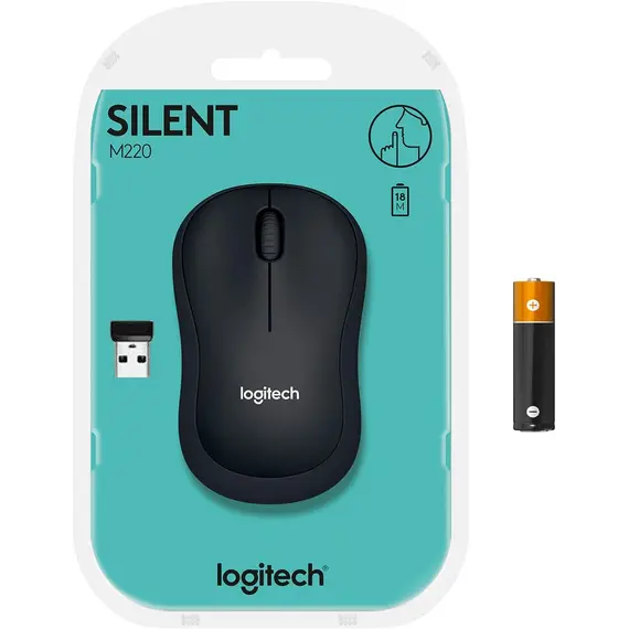 Mouse LOGITECH Wireless Mouse M220 SILENT - EMEA - CHARCOAL OFL, 3 imageMouse LOGITECH Wireless Mouse M220 SILENT - EMEA - CHARCOAL OFL, 3 imageMouse LOGITECH Wireless Mouse M220 SILENT - EMEA - CHARCOAL OFL, 3 image
