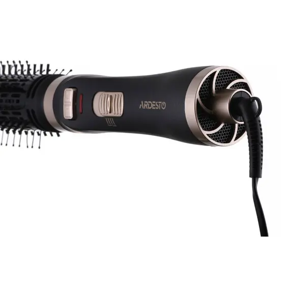 თმის სავარცხელი Ardesto Hair dryer brush , 2W, 2 modes, black, 4 imageთმის სავარცხელი Ardesto Hair dryer brush , 2W, 2 modes, black, 4 imageთმის სავარცხელი Ardesto Hair dryer brush , 2W, 2 modes, black, 4 image