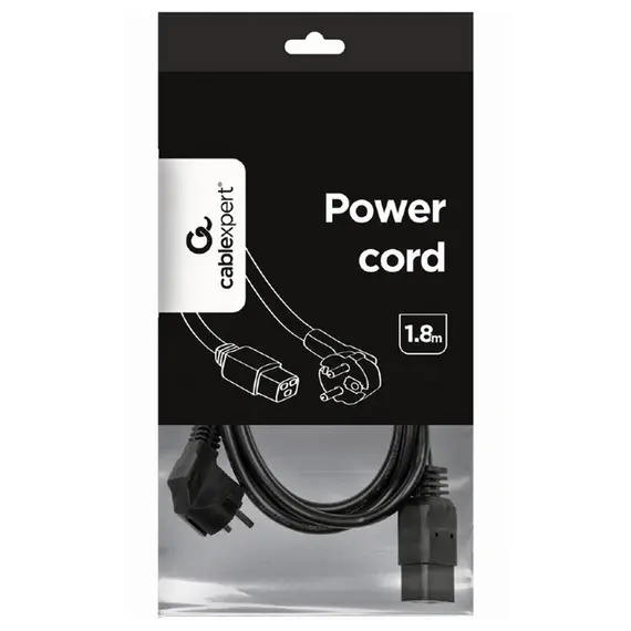 Power cable Gembird PC-186-C19 Schuko 1.8m, 2 imagePower cable Gembird PC-186-C19 Schuko 1.8m, 2 imagePower cable Gembird PC-186-C19 Schuko 1.8m, 2 image