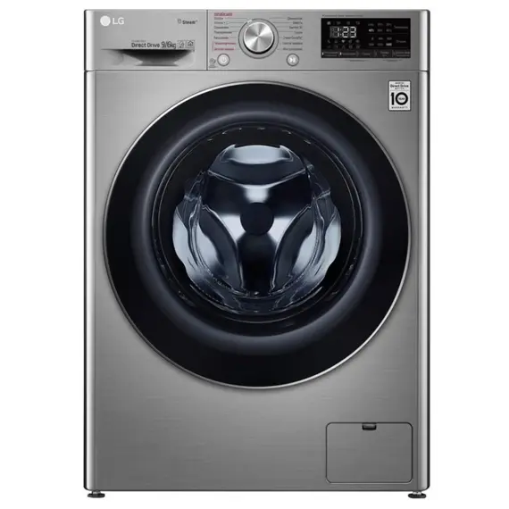 Washing machine with dryer LG F4V5VG2S.ASSPCOM- 9/6 KG, 1400 RPM, 85X57X60, INVERTER, EcoHybrid, ARTIFICIAL INT, SilverWashing machine with dryer LG F4V5VG2S.ASSPCOM- 9/6 KG, 1400 RPM, 85X57X60, INVERTER, EcoHybrid, ARTIFICIAL INT, SilverWashing machine with dryer LG F4V5VG2S.ASSPCOM- 9/6 KG, 1400 RPM, 85X57X60, INVERTER, EcoHybrid, ARTIFICIAL INT, Silver