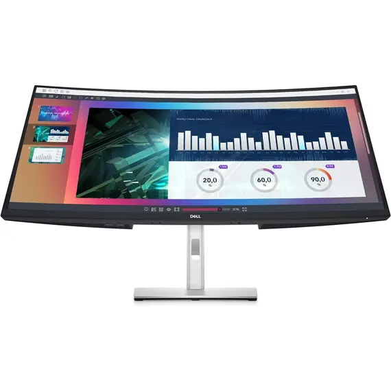 მონიტორი Dell 210-BFOB P3424WEB 34, 34", Curved Monitor, WQHD, IPS, HDMI, USB, USB-C, DP, Silver, 4 imageმონიტორი Dell 210-BFOB P3424WEB 34, 34", Curved Monitor, WQHD, IPS, HDMI, USB, USB-C, DP, Silver, 4 imageმონიტორი Dell 210-BFOB P3424WEB 34, 34", Curved Monitor, WQHD, IPS, HDMI, USB, USB-C, DP, Silver, 4 image