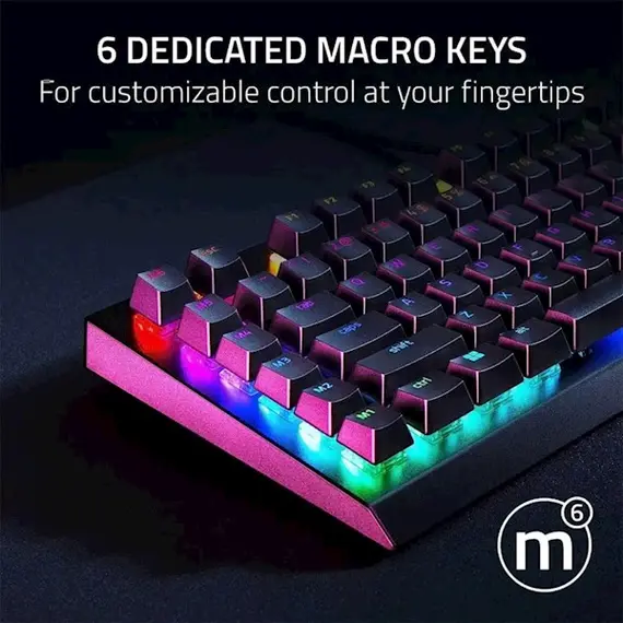 კლავიატურა Razer Keyboard mechanical BlackWidow V4 X, 110key, Green Switch, USB-A, EN, RGB, black, 3 imageკლავიატურა Razer Keyboard mechanical BlackWidow V4 X, 110key, Green Switch, USB-A, EN, RGB, black, 3 imageკლავიატურა Razer Keyboard mechanical BlackWidow V4 X, 110key, Green Switch, USB-A, EN, RGB, black, 3 image