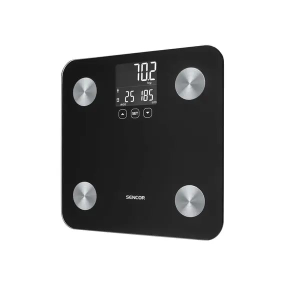 სასწორი Sencor SBS 6026BK Body Fat Monitor Scale, 3 imageსასწორი Sencor SBS 6026BK Body Fat Monitor Scale, 3 imageსასწორი Sencor SBS 6026BK Body Fat Monitor Scale, 3 image