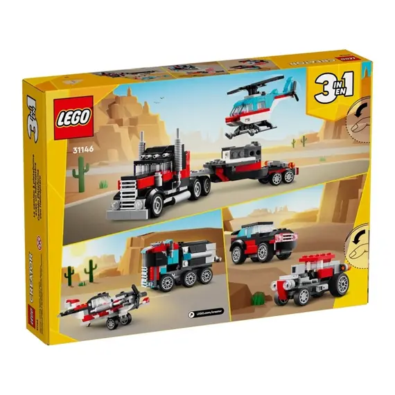 Lego Constructor LEGO Creator On-board truck with a helicopter, 4 imageLego Constructor LEGO Creator On-board truck with a helicopter, 4 imageLego Constructor LEGO Creator On-board truck with a helicopter, 4 image