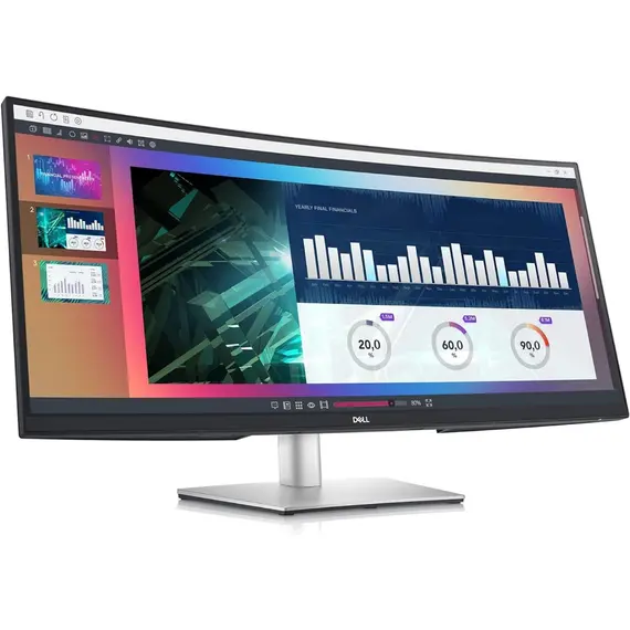მონიტორი Dell 210-BFOB P3424WEB 34, 34", Curved Monitor, WQHD, IPS, HDMI, USB, USB-C, DP, Silver, 3 imageმონიტორი Dell 210-BFOB P3424WEB 34, 34", Curved Monitor, WQHD, IPS, HDMI, USB, USB-C, DP, Silver, 3 imageმონიტორი Dell 210-BFOB P3424WEB 34, 34", Curved Monitor, WQHD, IPS, HDMI, USB, USB-C, DP, Silver, 3 image