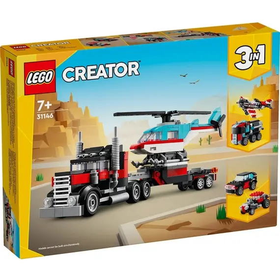 Lego Constructor LEGO Creator On-board truck with a helicopterLego Constructor LEGO Creator On-board truck with a helicopterLego Constructor LEGO Creator On-board truck with a helicopter