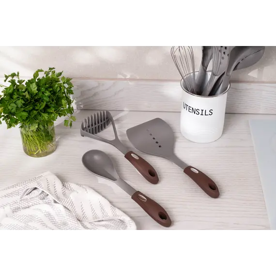 სპატულა Ardesto Turner Gemini, 33cm, nylon, gray-brown, 7 imageსპატულა Ardesto Turner Gemini, 33cm, nylon, gray-brown, 7 imageსპატულა Ardesto Turner Gemini, 33cm, nylon, gray-brown, 7 image