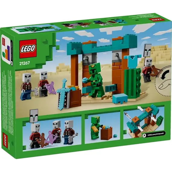 ლეგო LEGO Constructor Minecraft The Illager Desert Patrol Set, 5 imageლეგო LEGO Constructor Minecraft The Illager Desert Patrol Set, 5 imageლეგო LEGO Constructor Minecraft The Illager Desert Patrol Set, 5 image