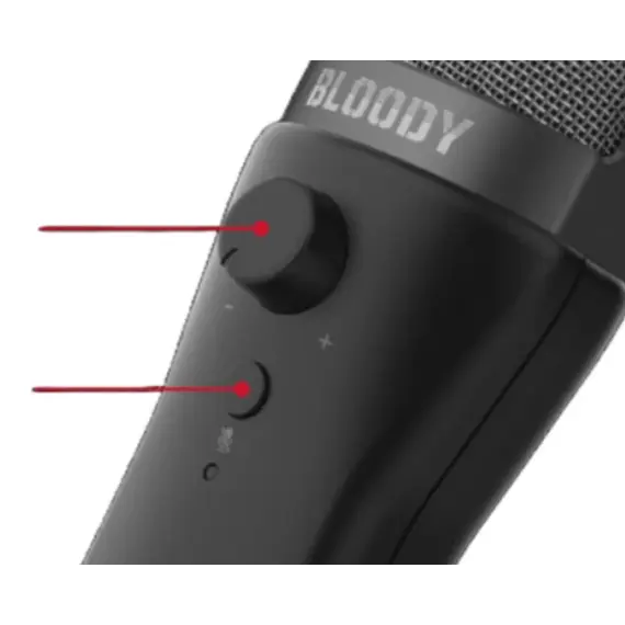 მიკროფონი A4Tech Bloody GM20 USB Gaming Microphone Black, 3 imageმიკროფონი A4Tech Bloody GM20 USB Gaming Microphone Black, 3 imageმიკროფონი A4Tech Bloody GM20 USB Gaming Microphone Black, 3 image