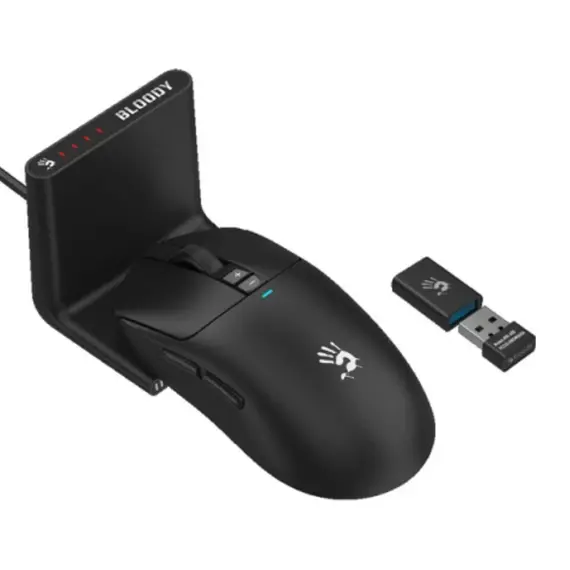 Mouse A4Tech Bloody R72 Ultra Duo Dual Mode Wireless Gaming Mouse BlackMouse A4Tech Bloody R72 Ultra Duo Dual Mode Wireless Gaming Mouse BlackMouse A4Tech Bloody R72 Ultra Duo Dual Mode Wireless Gaming Mouse Black