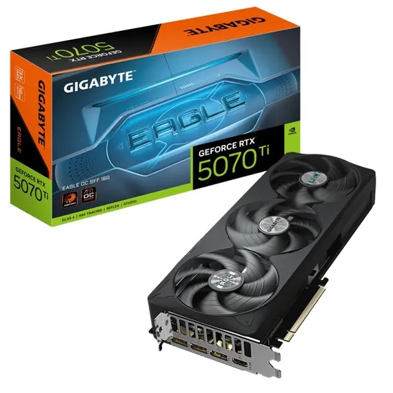 Video card GIGABYTE Graphic Adapter GeForce RTX 5070 Ti 16GB GDDR7 EAGLE OCVideo card GIGABYTE Graphic Adapter GeForce RTX 5070 Ti 16GB GDDR7 EAGLE OCVideo card GIGABYTE Graphic Adapter GeForce RTX 5070 Ti 16GB GDDR7 EAGLE OC