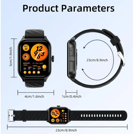 სმარტ საათი WEOFLY ACTIVE BLACK, 5 imageსმარტ საათი WEOFLY ACTIVE BLACK, 5 imageსმარტ საათი WEOFLY ACTIVE BLACK, 5 image