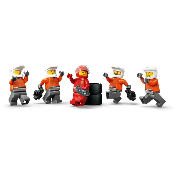 ლეგო LEGO Constructor City F1 Pit Stop & Pit Crew with Ferrari Car Set, 3 imageლეგო LEGO Constructor City F1 Pit Stop & Pit Crew with Ferrari Car Set, 3 imageლეგო LEGO Constructor City F1 Pit Stop & Pit Crew with Ferrari Car Set, 3 image