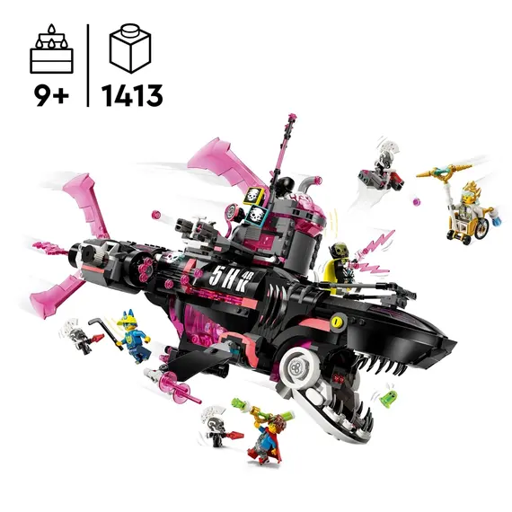 ლეგო LEGO Constructor Dreamzzz Nightmare Shark Submarine, 3 imageლეგო LEGO Constructor Dreamzzz Nightmare Shark Submarine, 3 imageლეგო LEGO Constructor Dreamzzz Nightmare Shark Submarine, 3 image