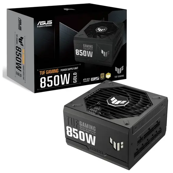 Power Supply: Asus TUF Gaming 850W 80Plus Gold ATX 3.1 - 90YE00S2-B0NA00, 5 imagePower Supply: Asus TUF Gaming 850W 80Plus Gold ATX 3.1 - 90YE00S2-B0NA00, 5 imagePower Supply: Asus TUF Gaming 850W 80Plus Gold ATX 3.1 - 90YE00S2-B0NA00, 5 image