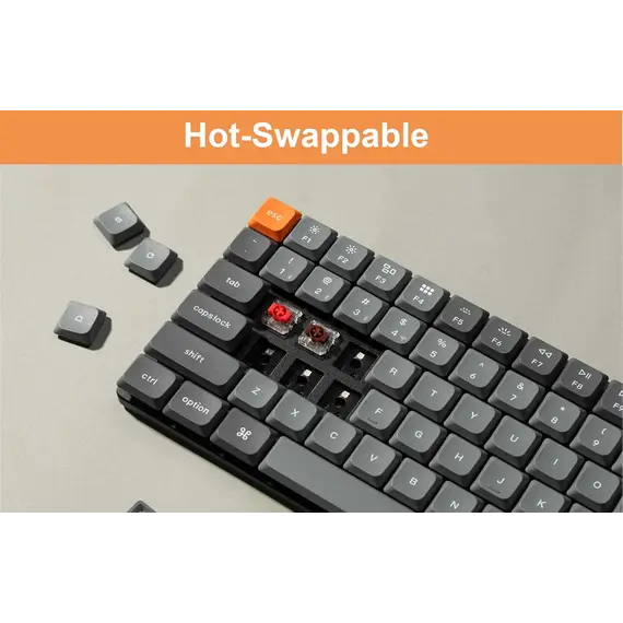 კლავიატურა Keychron K3 MAX 84Key, K pro Red, WL/BT/USB-A, QMK, EN, RGB, 3 imageკლავიატურა Keychron K3 MAX 84Key, K pro Red, WL/BT/USB-A, QMK, EN, RGB, 3 imageკლავიატურა Keychron K3 MAX 84Key, K pro Red, WL/BT/USB-A, QMK, EN, RGB, 3 image