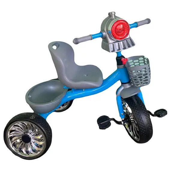 ბავშვთა სამთვალა პედლებიანი ველოსიპედი 280BLUბავშვთა სამთვალა პედლებიანი ველოსიპედი 280BLUბავშვთა სამთვალა პედლებიანი ველოსიპედი 280BLU