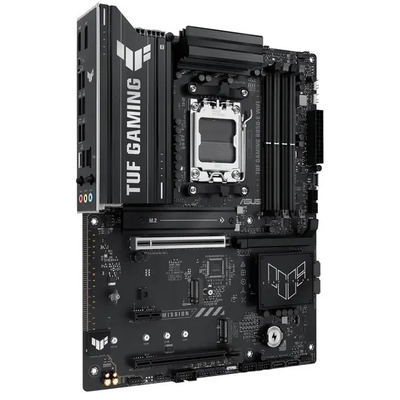დედა დაფა ASUS Motherboard TUF GAMING B850-E WIFI sAM5 B850 4xDDR5 M.2 HDMI DP WiFi BT ATX, 2 imageდედა დაფა ASUS Motherboard TUF GAMING B850-E WIFI sAM5 B850 4xDDR5 M.2 HDMI DP WiFi BT ATX, 2 imageდედა დაფა ASUS Motherboard TUF GAMING B850-E WIFI sAM5 B850 4xDDR5 M.2 HDMI DP WiFi BT ATX, 2 image