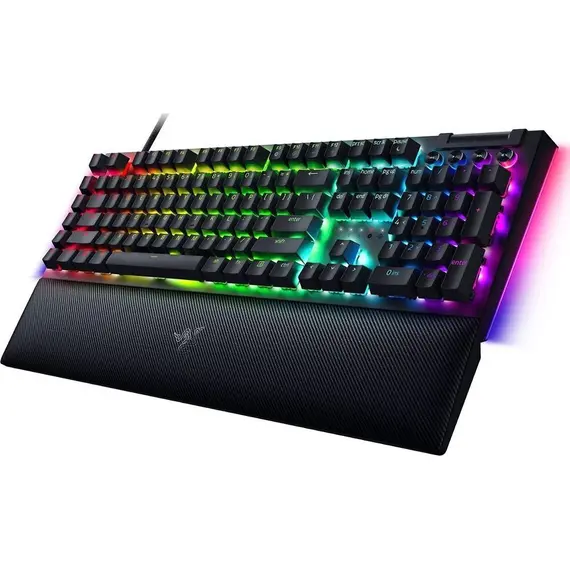 კლავიატურა Razer Keyboard mechanical BlackWidow V4, 114key, Yellow Switch, USB-A, EN, RGB, black, 4 imageკლავიატურა Razer Keyboard mechanical BlackWidow V4, 114key, Yellow Switch, USB-A, EN, RGB, black, 4 imageკლავიატურა Razer Keyboard mechanical BlackWidow V4, 114key, Yellow Switch, USB-A, EN, RGB, black, 4 image
