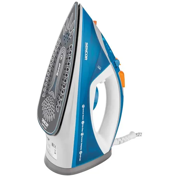 უთო Sencor SSI 7710BL, 2400W, 300ML, Steam Iron, Blue, 2 imageუთო Sencor SSI 7710BL, 2400W, 300ML, Steam Iron, Blue, 2 imageუთო Sencor SSI 7710BL, 2400W, 300ML, Steam Iron, Blue, 2 image