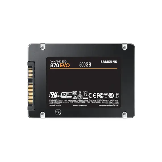 მყარი დისკი Samsung SSD 870 EVO 500GB SATA III 2,5" MZ-77E500BW, 2 imageმყარი დისკი Samsung SSD 870 EVO 500GB SATA III 2,5" MZ-77E500BW, 2 imageმყარი დისკი Samsung SSD 870 EVO 500GB SATA III 2,5" MZ-77E500BW, 2 image