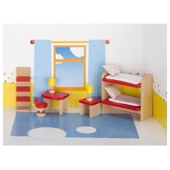 Wooden furniture set goki Set for dolls Furniture for children's room 51719G, 2 imageWooden furniture set goki Set for dolls Furniture for children's room 51719G, 2 imageWooden furniture set goki Set for dolls Furniture for children's room 51719G, 2 image