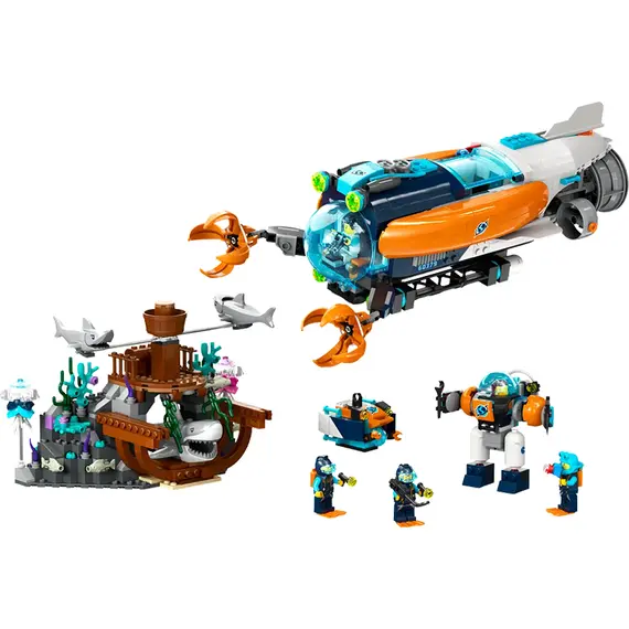 ლეგო LEGO City Exploration Deep Sea Explorer Submarine, 3 imageლეგო LEGO City Exploration Deep Sea Explorer Submarine, 3 imageლეგო LEGO City Exploration Deep Sea Explorer Submarine, 3 image