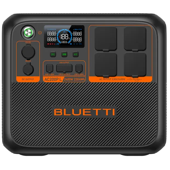 ელექტრო სადგური Bluetti AC200PL, 2304Wh, USB-C, USB-A, Expandable Power Station, Blackელექტრო სადგური Bluetti AC200PL, 2304Wh, USB-C, USB-A, Expandable Power Station, Blackელექტრო სადგური Bluetti AC200PL, 2304Wh, USB-C, USB-A, Expandable Power Station, Black