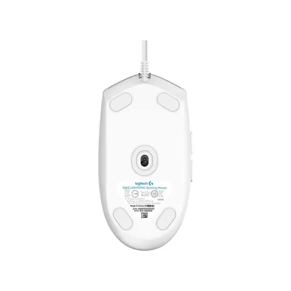 მაუსი Logitech G203 LightSync Gaming Mouse White, 3 imageმაუსი Logitech G203 LightSync Gaming Mouse White, 3 imageმაუსი Logitech G203 LightSync Gaming Mouse White, 3 image