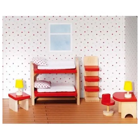 Wooden furniture set goki Set for dolls Furniture for children's room 51719G, 3 imageWooden furniture set goki Set for dolls Furniture for children's room 51719G, 3 imageWooden furniture set goki Set for dolls Furniture for children's room 51719G, 3 image