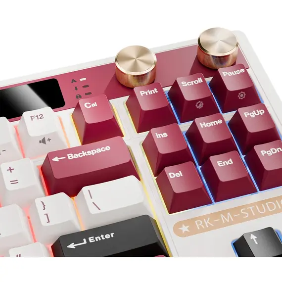კლავიატურა Royal Kludge RK M87 RGB Mechanical Keyboard, Cream Switch, Hot Swappable, Wireless, Type-C, Bluetooth, 2.4GHz, Famicom, 6 imageკლავიატურა Royal Kludge RK M87 RGB Mechanical Keyboard, Cream Switch, Hot Swappable, Wireless, Type-C, Bluetooth, 2.4GHz, Famicom, 6 imageკლავიატურა Royal Kludge RK M87 RGB Mechanical Keyboard, Cream Switch, Hot Swappable, Wireless, Type-C, Bluetooth, 2.4GHz, Famicom, 6 image