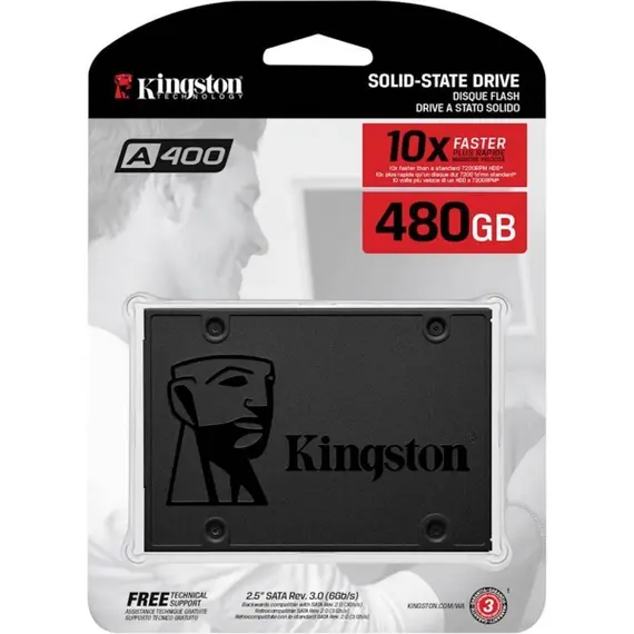 Solid State Drive SSD Kingston SA400S37/480GB A400 2.5 SATA III - 6Gb/s 500 MB/sSolid State Drive SSD Kingston SA400S37/480GB A400 2.5 SATA III - 6Gb/s 500 MB/sSolid State Drive SSD Kingston SA400S37/480GB A400 2.5 SATA III - 6Gb/s 500 MB/s