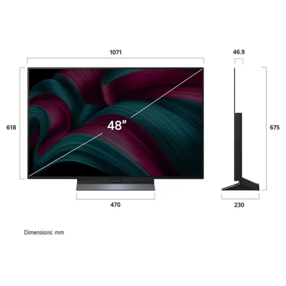 ტელევიზორი LG OLED48C5RLA.AMCN, 4 imageტელევიზორი LG OLED48C5RLA.AMCN, 4 imageტელევიზორი LG OLED48C5RLA.AMCN, 4 image