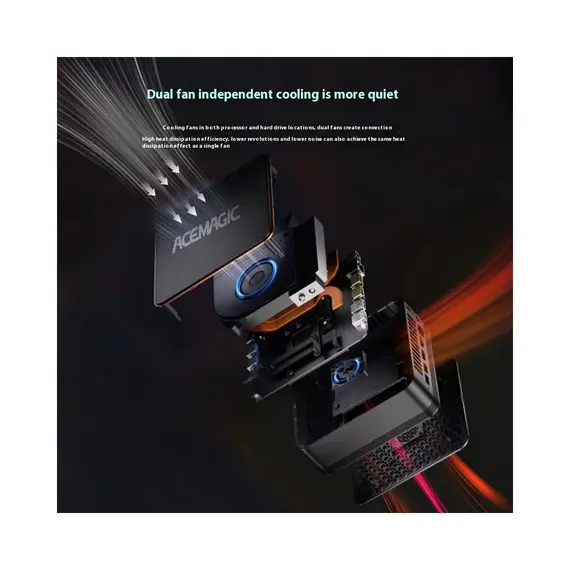 Compact computer ACEMagic F2K, AMD Ryzen 7 8845HS, 32GB, 1TB SSD, Integrated Gray, 6 imageCompact computer ACEMagic F2K, AMD Ryzen 7 8845HS, 32GB, 1TB SSD, Integrated Gray, 6 imageCompact computer ACEMagic F2K, AMD Ryzen 7 8845HS, 32GB, 1TB SSD, Integrated Gray, 6 image