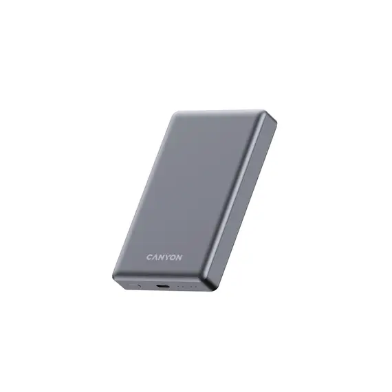 პორტატული დამტენი Canyon OnCharge 510 slim Magsafe 10000 mAh PD20W - Dark Grey, 4 imageპორტატული დამტენი Canyon OnCharge 510 slim Magsafe 10000 mAh PD20W - Dark Grey, 4 imageპორტატული დამტენი Canyon OnCharge 510 slim Magsafe 10000 mAh PD20W - Dark Grey, 4 image