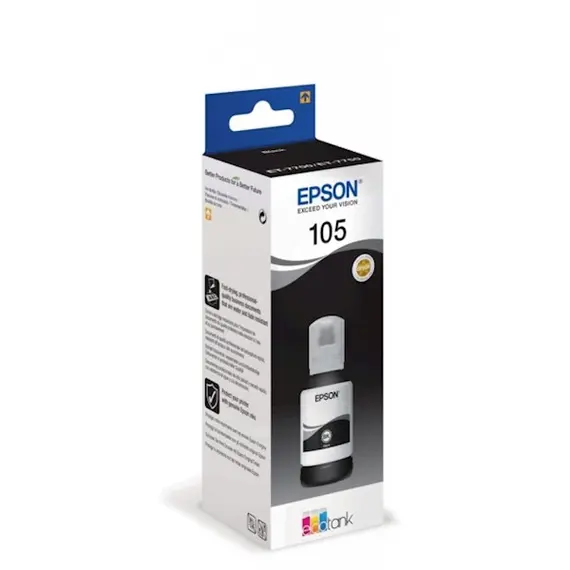 Cartridge EPSON ORIGINAL (C13T00Q140) I/C (pb) 105 ECOTANK PIGMENT BLACK INK BOTTLE L7180, 3 imageCartridge EPSON ORIGINAL (C13T00Q140) I/C (pb) 105 ECOTANK PIGMENT BLACK INK BOTTLE L7180, 3 imageCartridge EPSON ORIGINAL (C13T00Q140) I/C (pb) 105 ECOTANK PIGMENT BLACK INK BOTTLE L7180, 3 image
