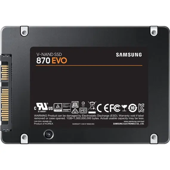 მყარი დისკი Samsung SSD 870 EVO 1TB 2.5" 560R/530W SSD, 5 imageმყარი დისკი Samsung SSD 870 EVO 1TB 2.5" 560R/530W SSD, 5 imageმყარი დისკი Samsung SSD 870 EVO 1TB 2.5" 560R/530W SSD, 5 image