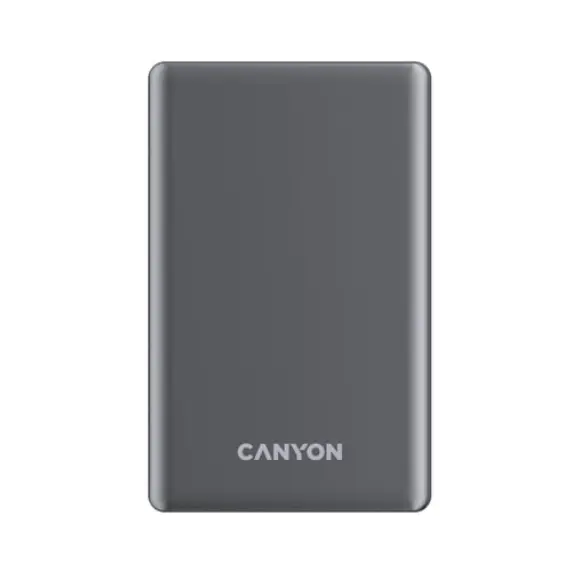 პორტატული დამტენი Canyon OnCharge 510 slim Magsafe 10000 mAh PD20W - Dark Greyპორტატული დამტენი Canyon OnCharge 510 slim Magsafe 10000 mAh PD20W - Dark Greyპორტატული დამტენი Canyon OnCharge 510 slim Magsafe 10000 mAh PD20W - Dark Grey