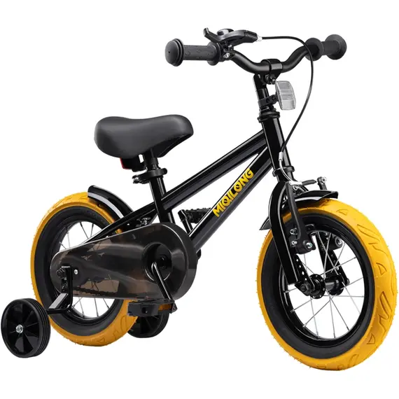 Children's bicycle Miqilong Bicycle ST 12" BlackChildren's bicycle Miqilong Bicycle ST 12" BlackChildren's bicycle Miqilong Bicycle ST 12" Black