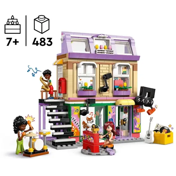 ლეგო LEGO Constructor Friends Music Store & Apartment, 2 imageლეგო LEGO Constructor Friends Music Store & Apartment, 2 imageლეგო LEGO Constructor Friends Music Store & Apartment, 2 image