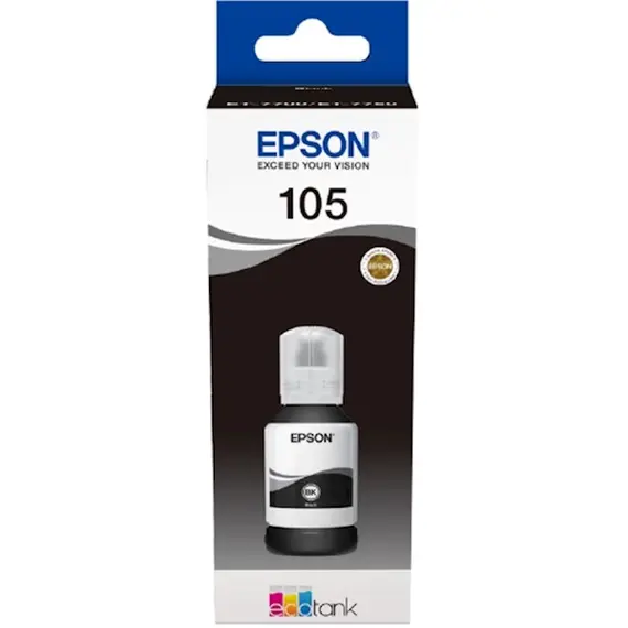 Cartridge EPSON ORIGINAL (C13T00Q140) I/C (pb) 105 ECOTANK PIGMENT BLACK INK BOTTLE L7180Cartridge EPSON ORIGINAL (C13T00Q140) I/C (pb) 105 ECOTANK PIGMENT BLACK INK BOTTLE L7180Cartridge EPSON ORIGINAL (C13T00Q140) I/C (pb) 105 ECOTANK PIGMENT BLACK INK BOTTLE L7180